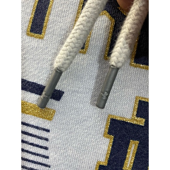 Notre Dame Fighting Irish Hoodie Mens Large Blue Under Armour Sweatshirt - Picture 9 of 16